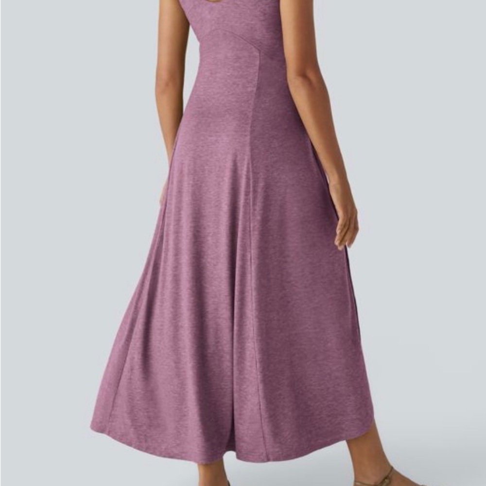 HALARA Twist-Front Maxi Dress in Mauve - Picture 5 of 12